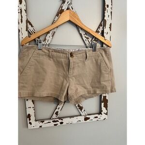 American Eagle Khaki Micro Shorts 
Y2K Size 10